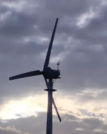The new KW30 silhouetted against an evening sky in Devon