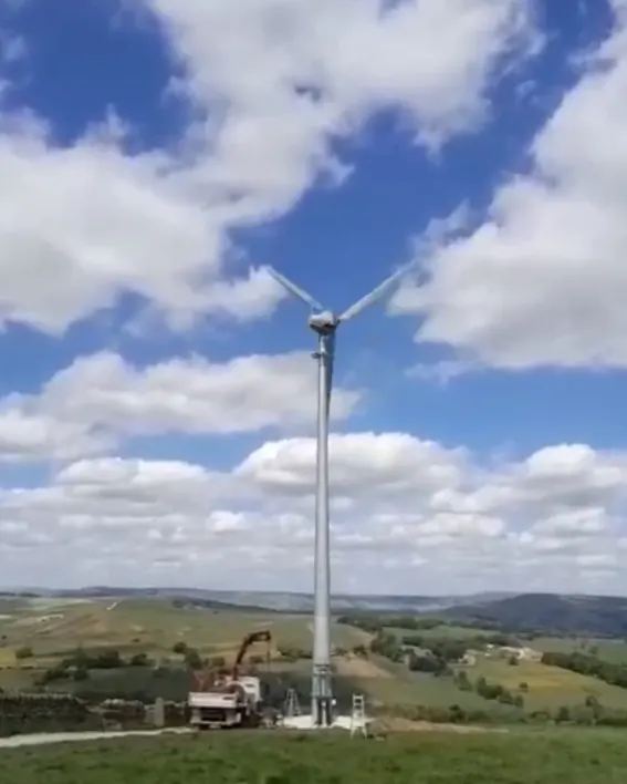 The KW30 standing above the West Yorkshire farmland