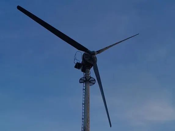 Rotor of a Kodair KW30 on a Yorkshire farm